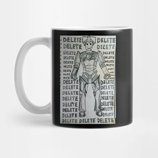 Doctor Who 'Delete' sketchbook design Mug